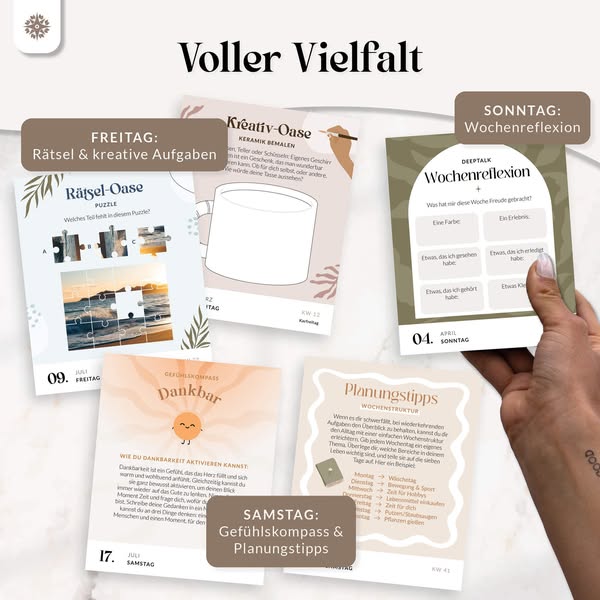 365 Tage Achtsamkeit – Blatt für Blatt