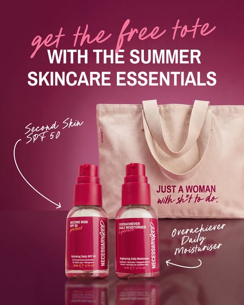 Get the tote with the summer skincare essentials