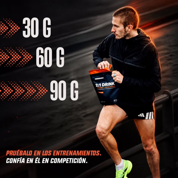 Hecha para carreras que duran todo el día.