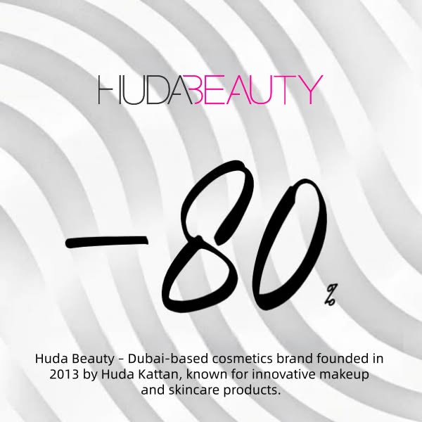 Huda Beauty Nur heute: 80 % Rabatt