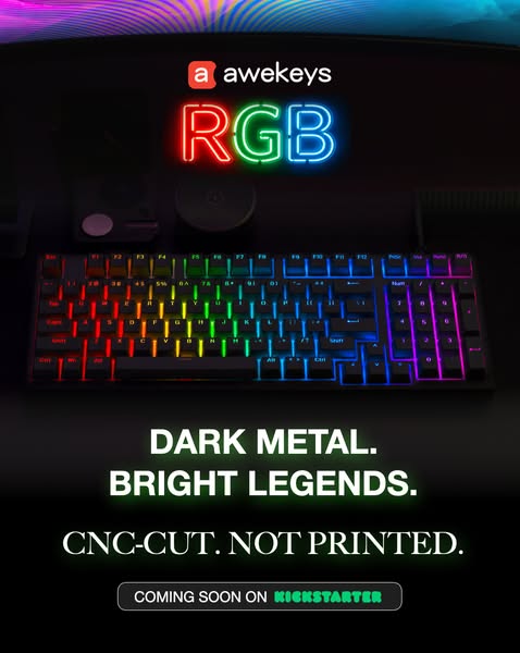 Save $100+ On Premium RGB Metal Keycaps