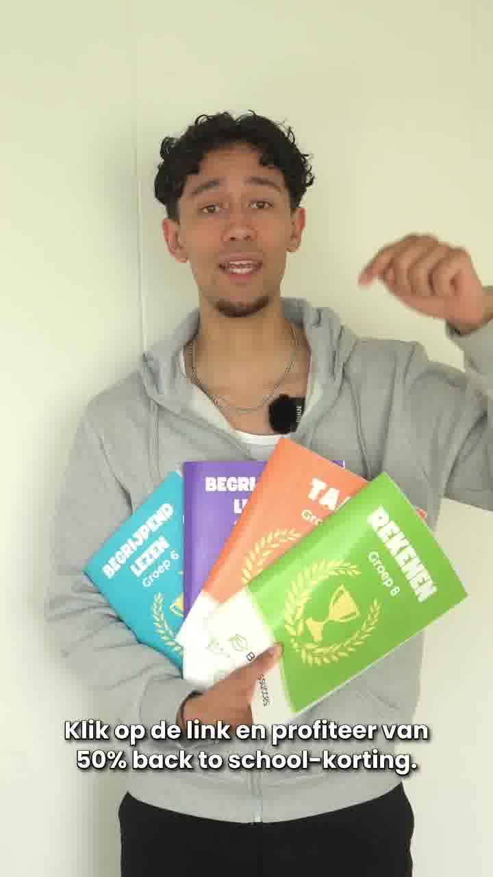 ALLEEN OP DIT MOMENT 50% BACK TO SCHOOL KORTING OP ALLE OEFENBOEKEN GROEP 3 T/M 8
