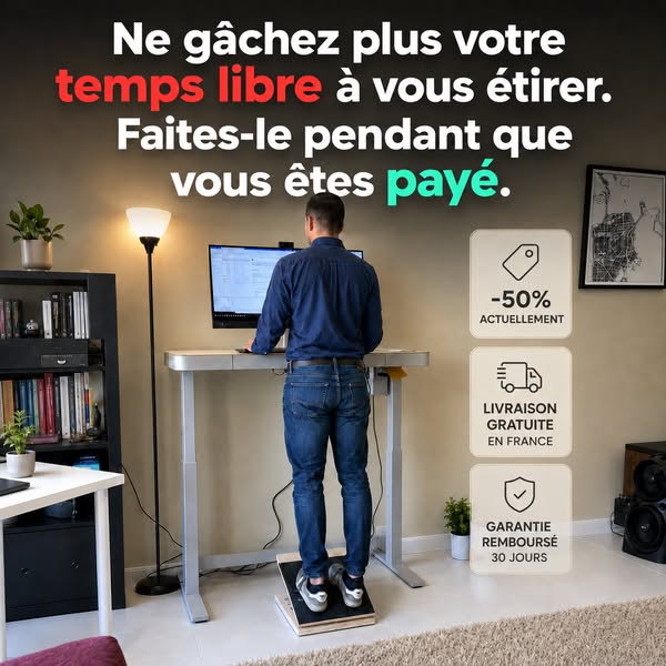 Fini les jambes lourdes et bloquées !