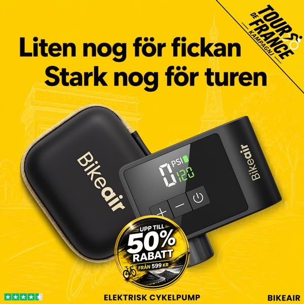 Bikeair 2i1 – Pump + fodral