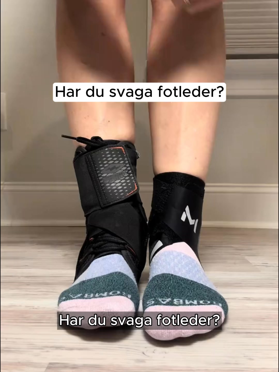 Håller fotleden stabil