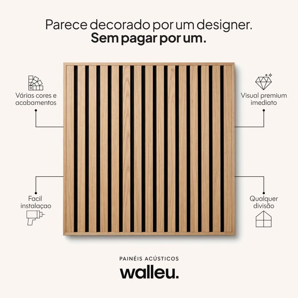 Escolhe entre 10 cores de painéis