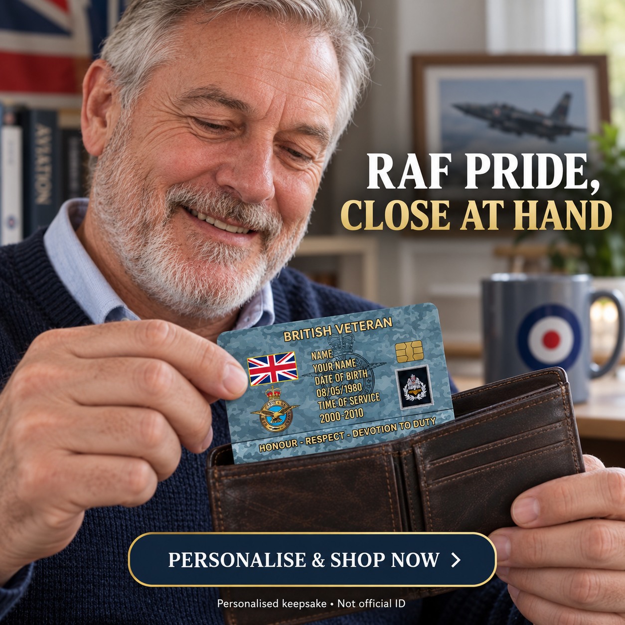 Personalised Wallet card