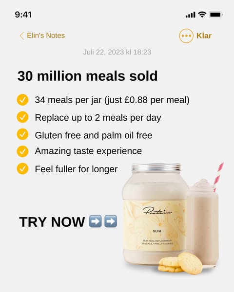SLIM - 100% complete meal