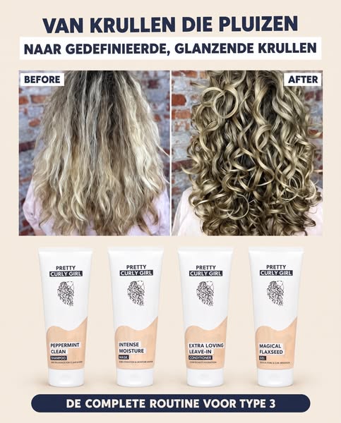 Van pluis naar perfecte krul in slechts 4 simpele stappen.