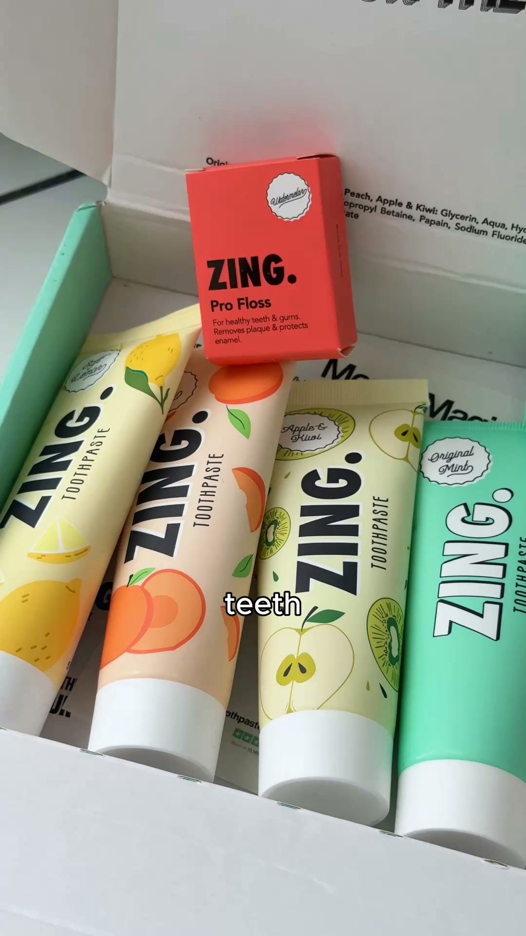 This toothpaste uses liquid enamel