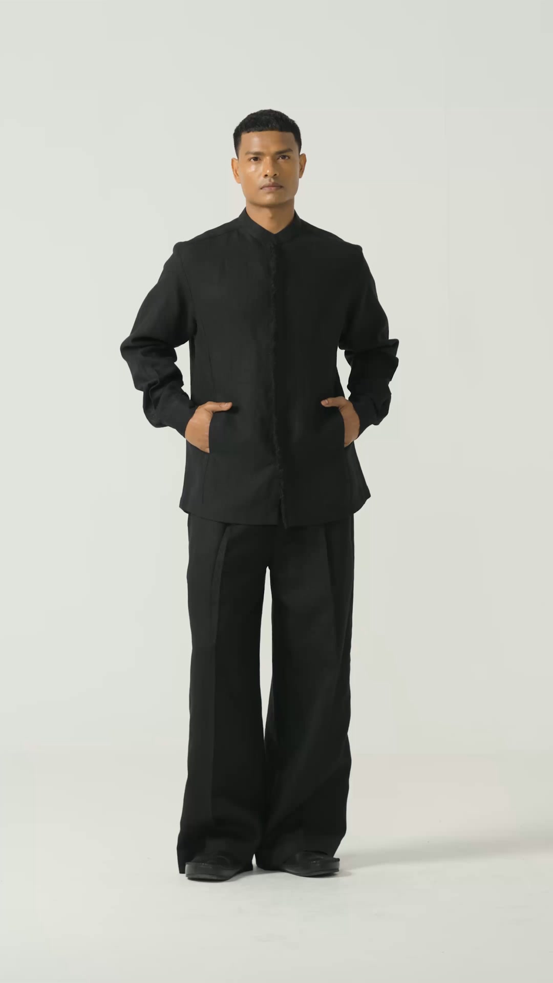 FRAYED DETAIL SHIRT