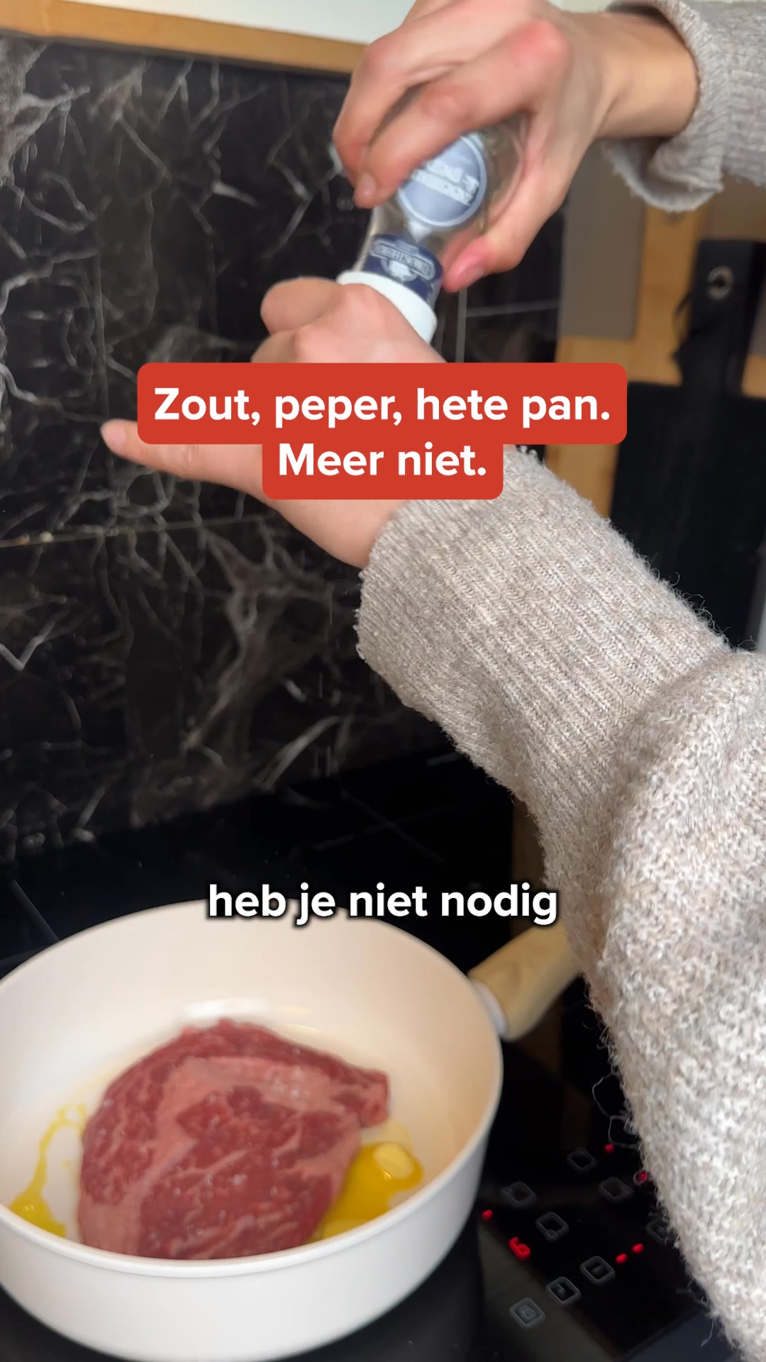 Proef wat echt vlees is.
