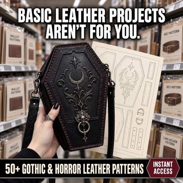 50+ Gothic & Horror Leather Patterns | Complete Bundle
