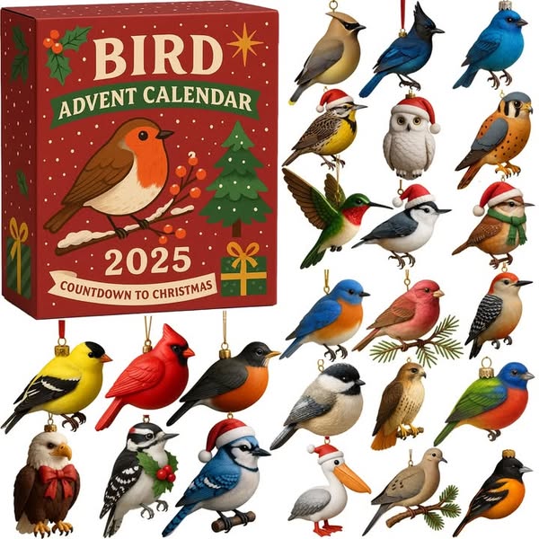 Limited Edition, Only 100 Sets Left! - Bird Advent Calendar 2025