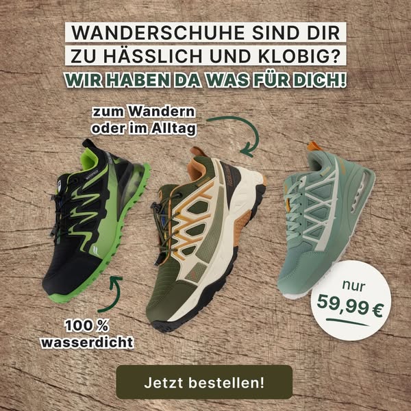 Stylische Wanderschuhe für Alltag & Outdoor!