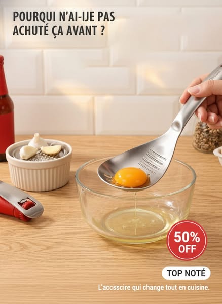 Cuillère de cuisine multifonction
