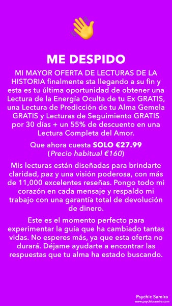 Consigue una lectura psíquica por solo €27.99