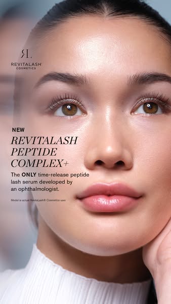 Enhance lashes with peptides
