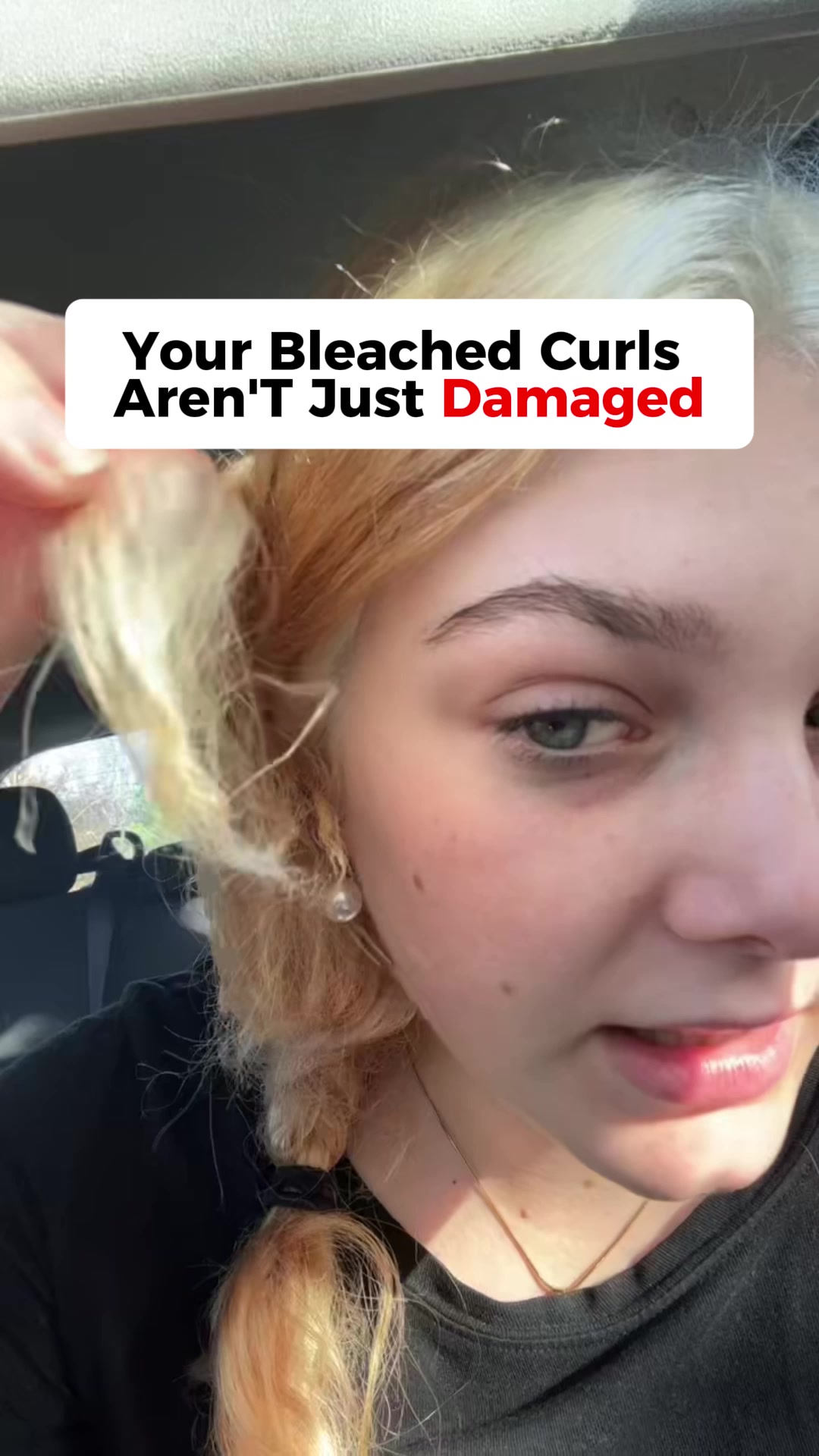 Bleached curls that spring back in 21 days