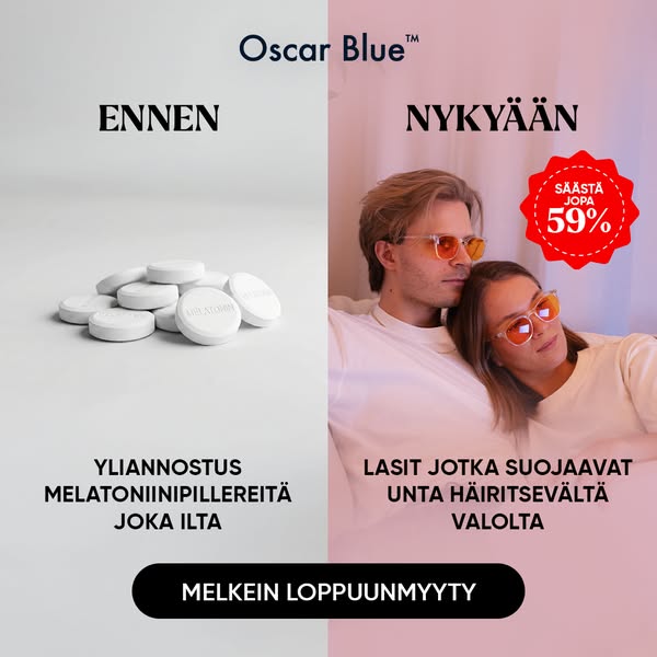 SYYSALE: Suomen suosituimmat sinivalolasit