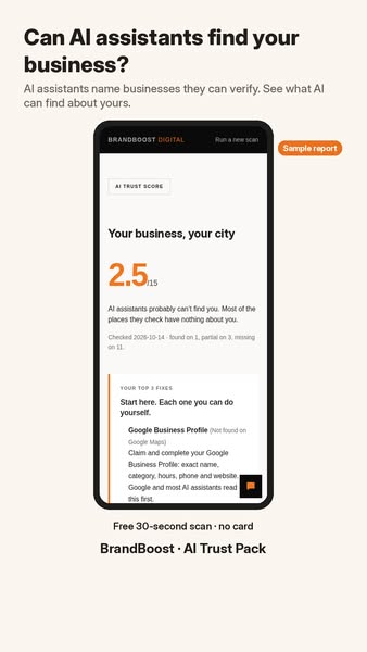 Can AI assistants find your business?