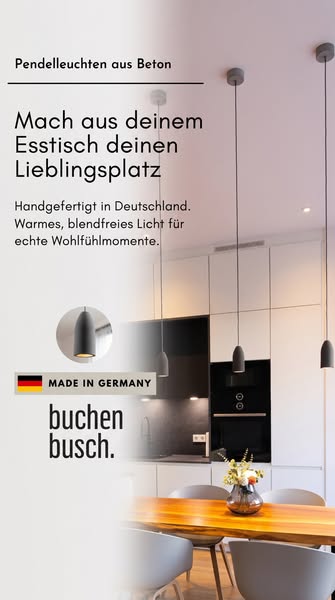 Mach deinen Esstisch oder die Küchentheke zum Lieblingsplatz