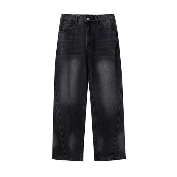 Liber AW Men's Distressed Washed Jeans