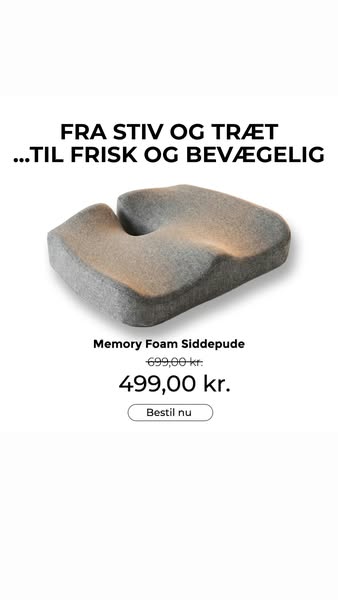 Sid bedre med vores Siddepude