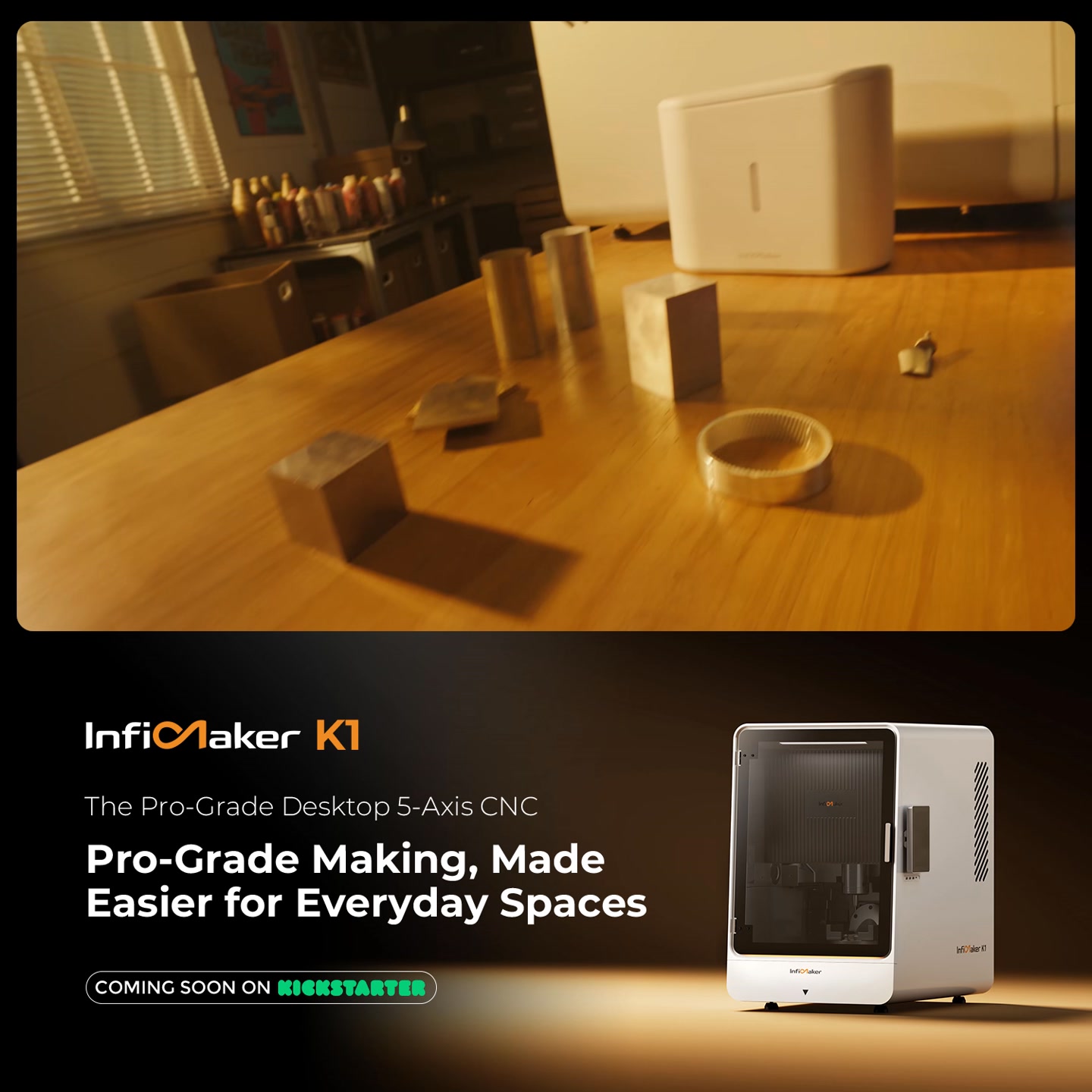 A desktop 5-axis CNC that keeps up with your ideas