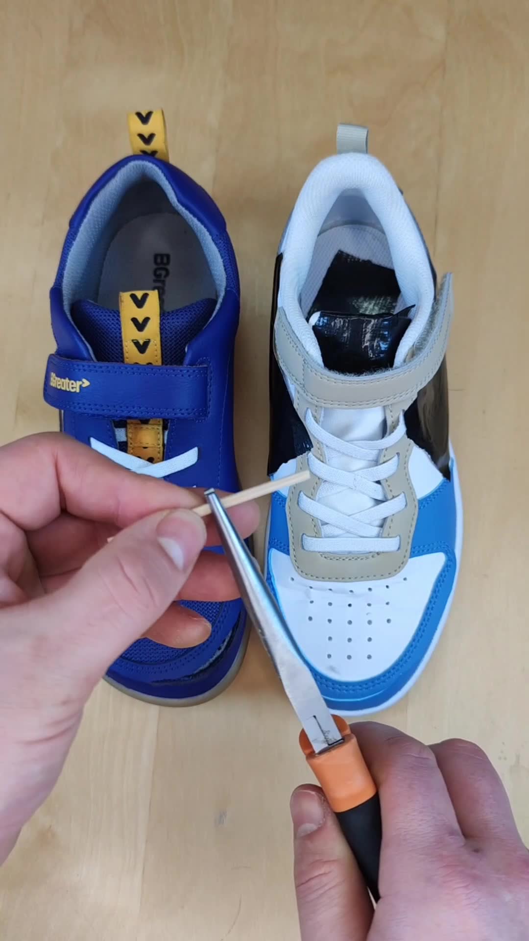 Shoes shaped like feet!