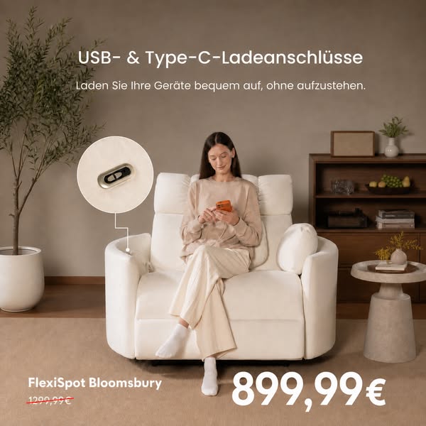 Relaxsofa für zwei — 400 € sparen