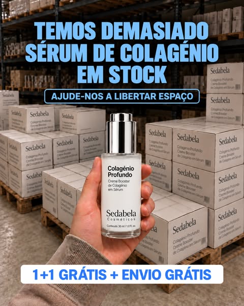 Liquidação de stock: 1+1 grátis