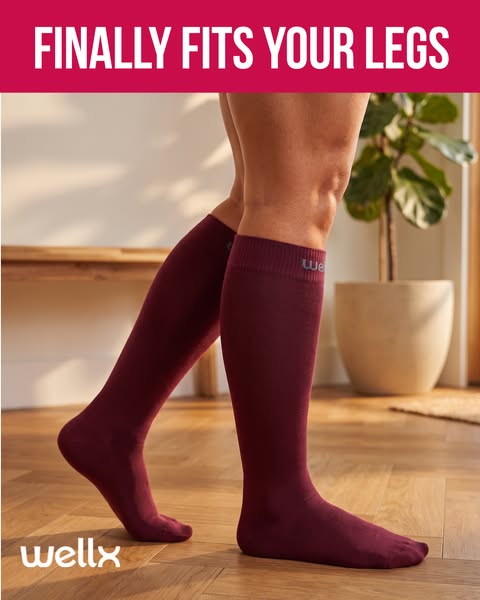 Fits Your Legs. Stays Put. No Marks.