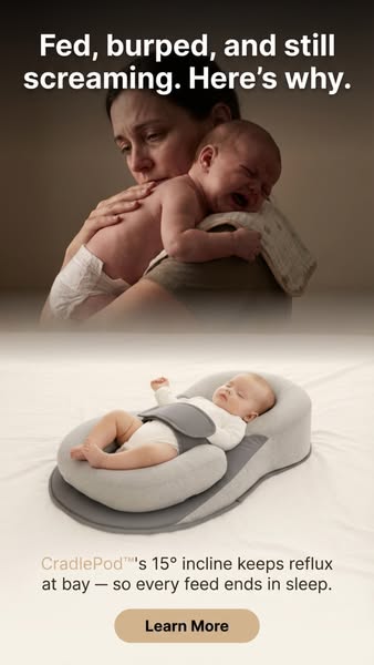 CradlePod: 50% OFF Free Gift