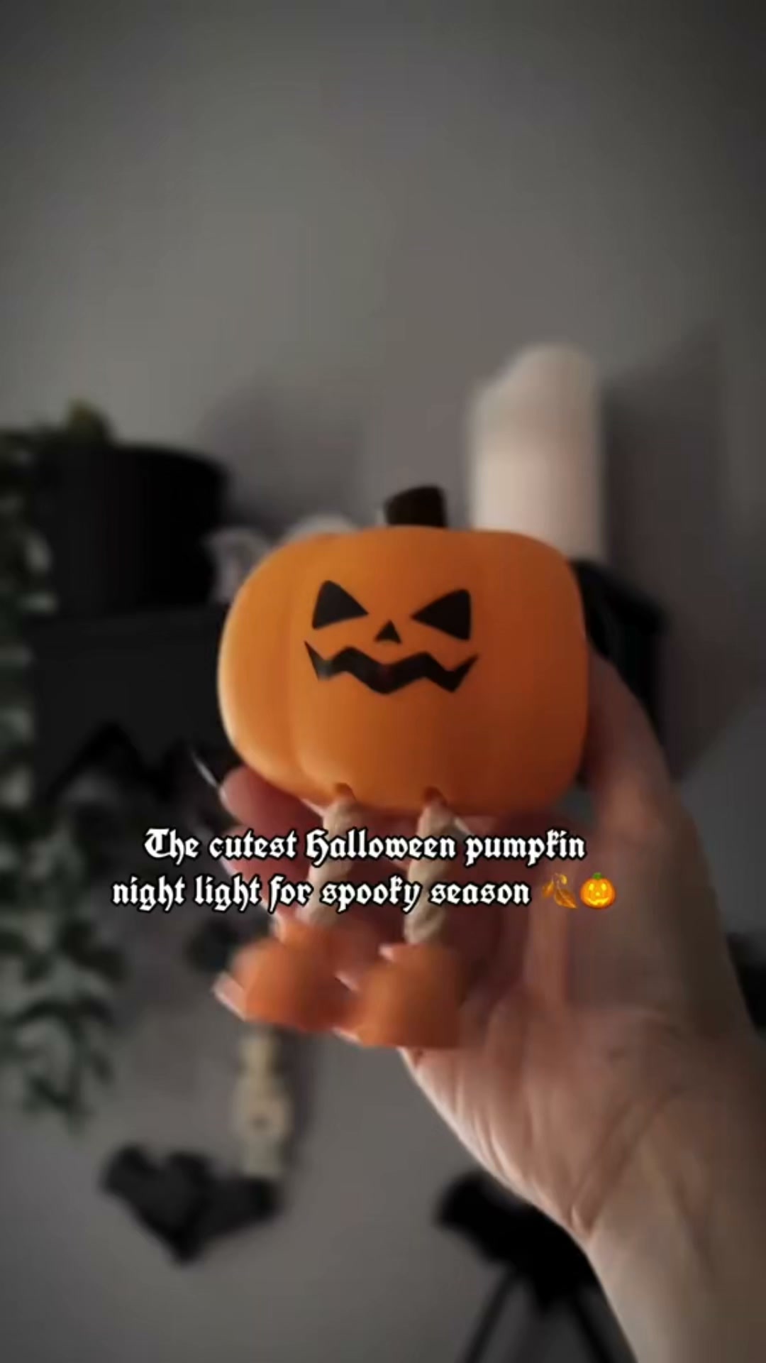 Sad Pumpkin Squeeze Lamp