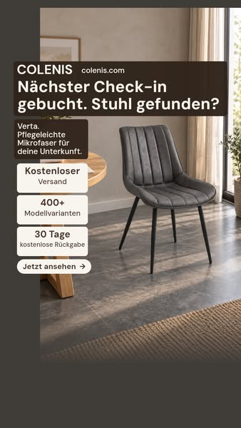 Bereite den nächsten Aufenthalt vor