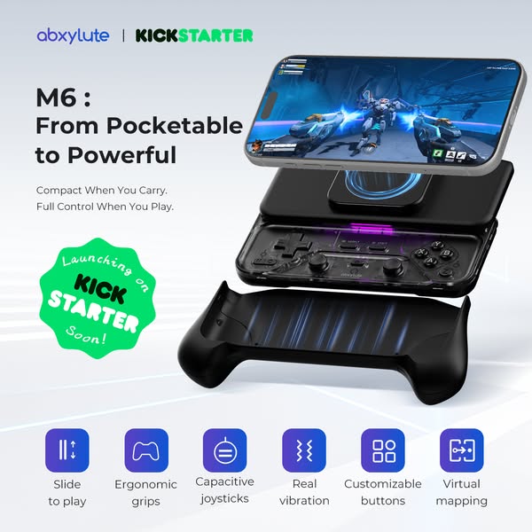 Meet M6: Full Control. Pocketable Design.