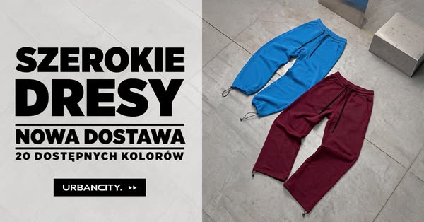 Szerokie dresy i baggy od 119,99 zł