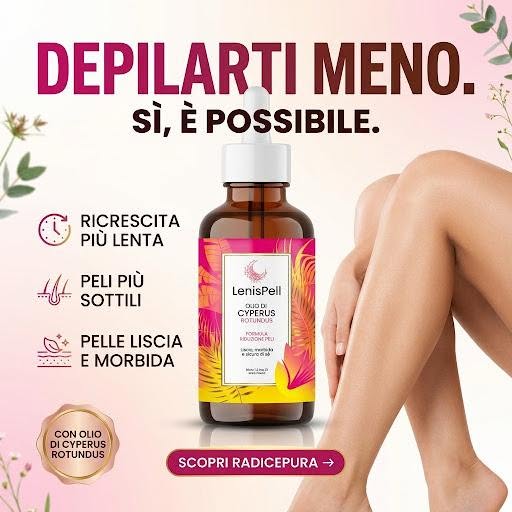 Addio peli sul viso