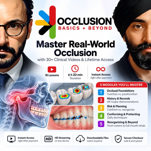 Master Real-World Occlusion | 30+ Clinical Videos