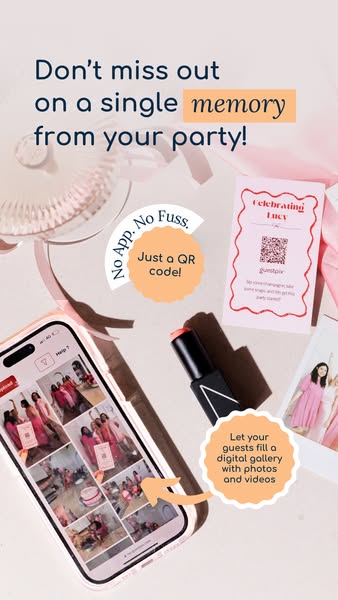 #1 QR Code Event Photo Platform
