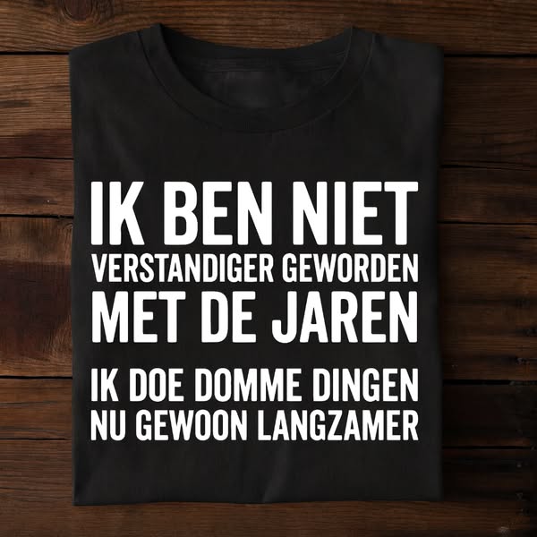 Ook als trui, mok en pet verkrijgbaar.