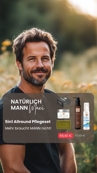 Natürliche Pflege für den modernen Mann