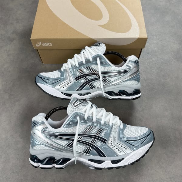 Asics Gel Kayano 14 White Fjord Grey