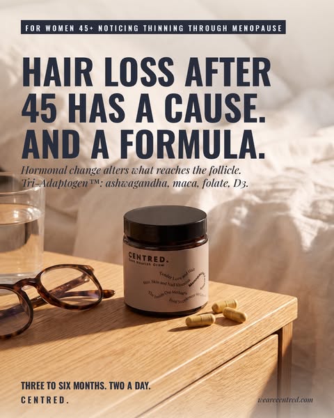 Formulated for Hair Loss Through Menopause