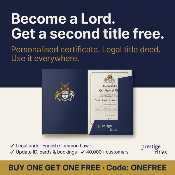 5 Reasons To Make Him A Lord
