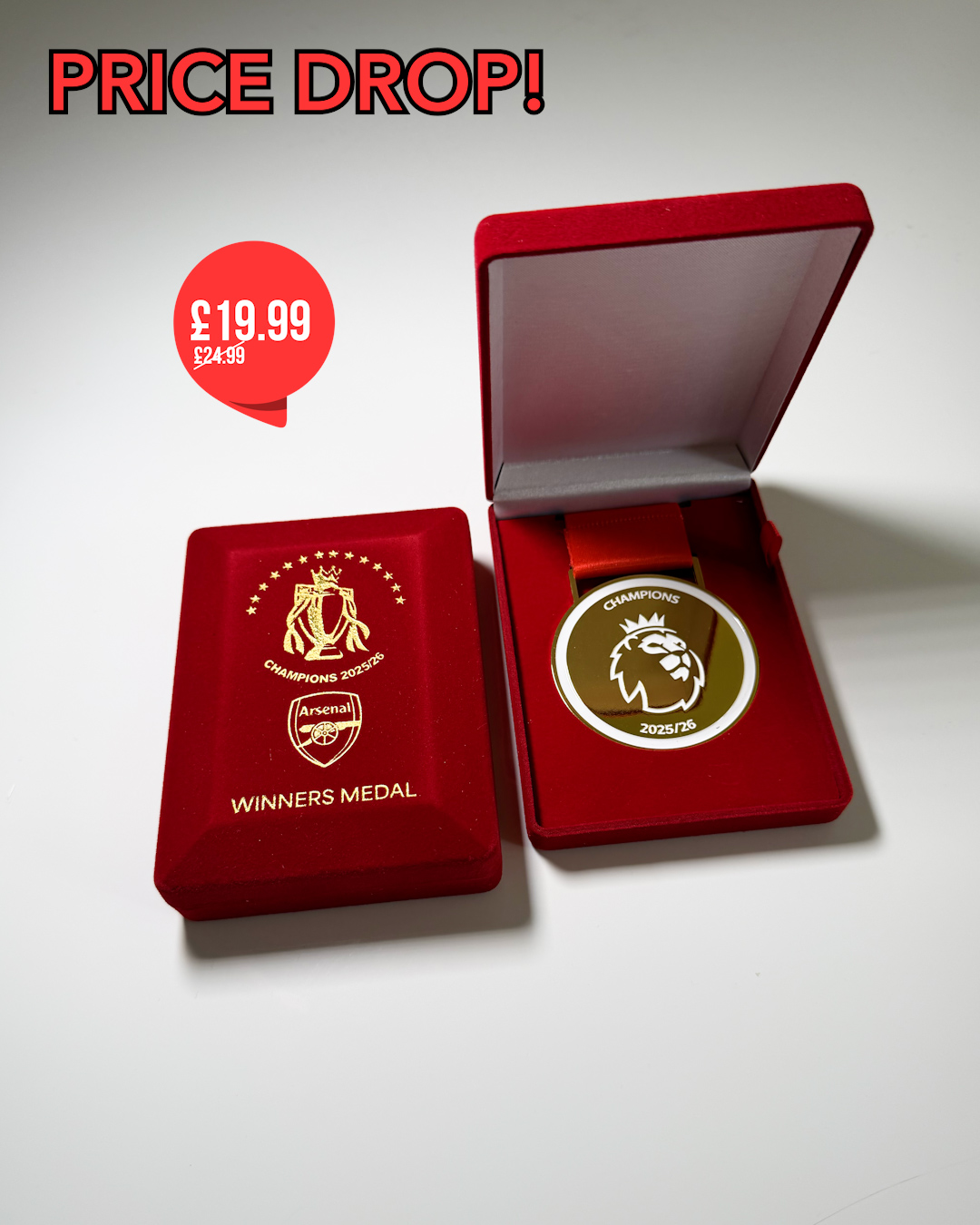 Last Chance: Arsenal PL Winners Medal
