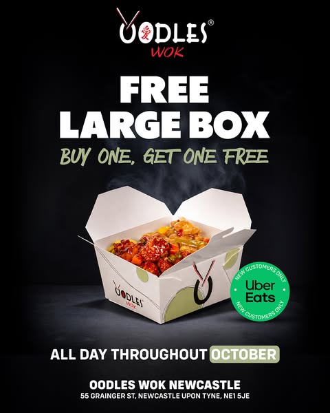 Oodles Wok (Newcastle) Menu Deals & Prices - Newcastle Upon Tyne Delivery - Order with Uber Eats