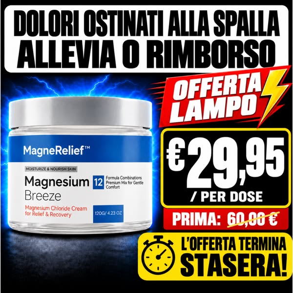 Il miglior minerale contro i dolori alla spalla?