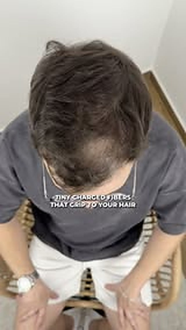 Static cling, applied to hair
